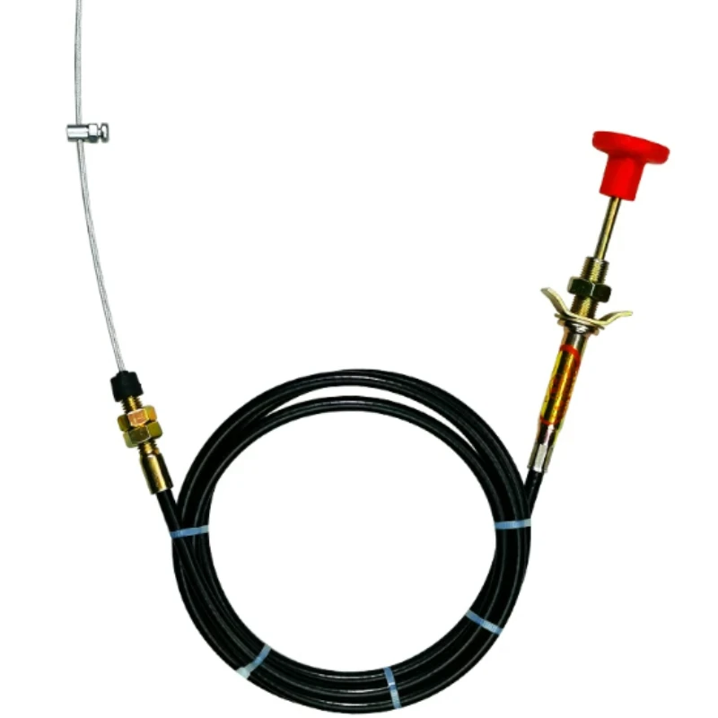 1PC 0.8-17m Carburetor Choke Cable Flameout Wire Bike Push-pull choke Control Throttle cable Shutdown Cable Line for Engine Stop