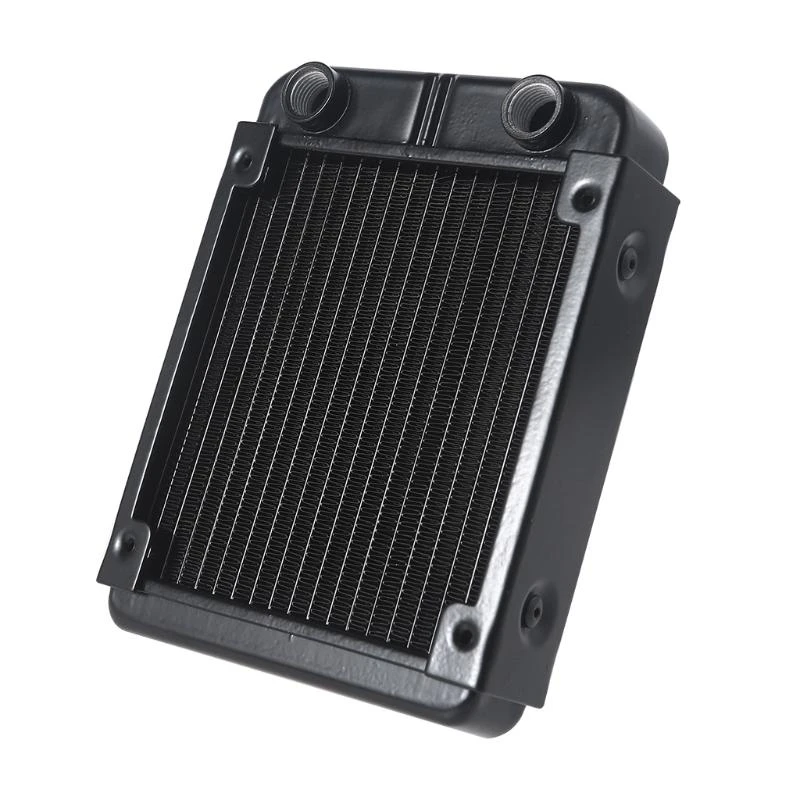 Water Cooling Computer Radiator 18 Pipe Aluminum Heat Exchanger Liquid Cooling Heat Sink for CPU Water Cool System