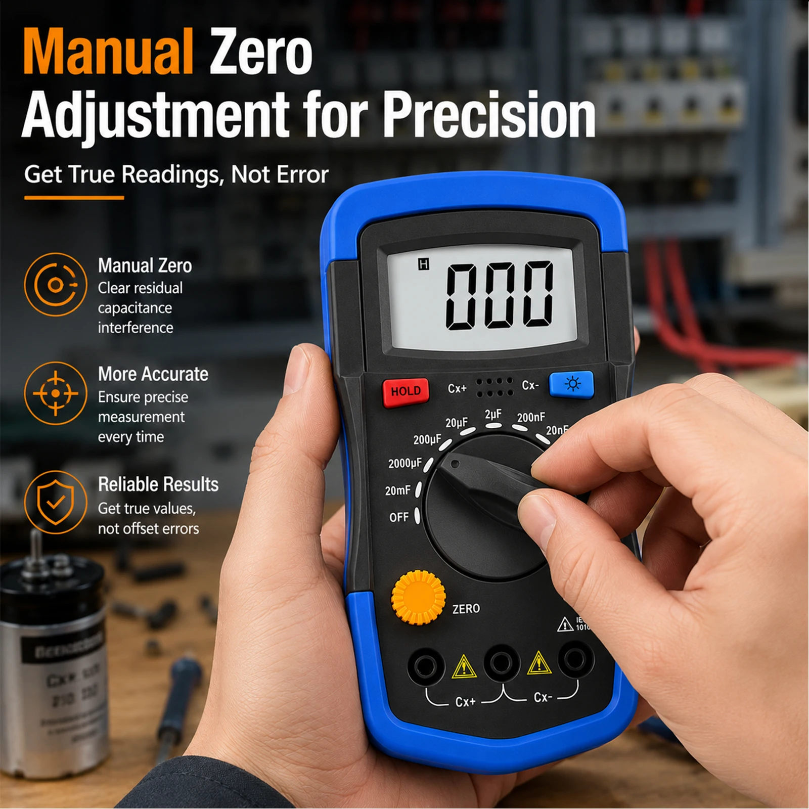 デジタル静電容量計 0.1pF ～ 20000uF コンデン - Diy Electronics Tools のレビューと価格
