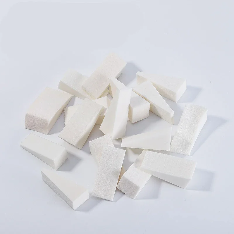 1/12/24/48 sztuk trójkątna miękka gąbka do makijażu podkład do twarzy korektor w kremie mieszanka proszku rozmazujący Puff narzędzie kosmetyczne