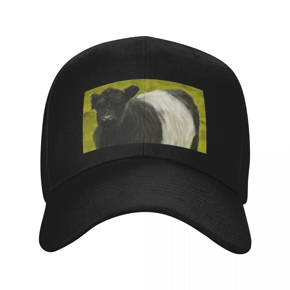 

Belted Galloway Cow, Cute Farm Animal, Belted Galloway Cattle Oil Paint, Scottish Belted Galloway Cattle Baseball Cap