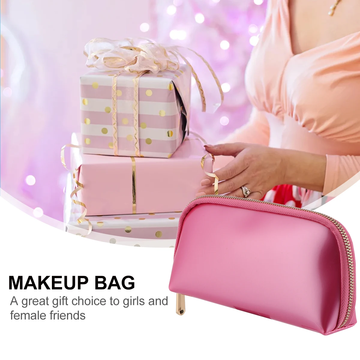 

Сумка-ракушка из ПВХ, дорожный органайзер для туалетных принадлежностей для макияжа, портативные сумки для хранения для девочек, легкий, компактный, прочный, для домашнего использования