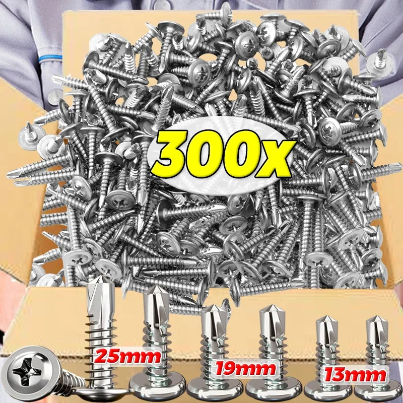 

Stainless Steel Self Tapping Screw Flat Head Phillips Cross Round Drilling Screws Tapping Phillips for Wood Sheet Metal Fastener