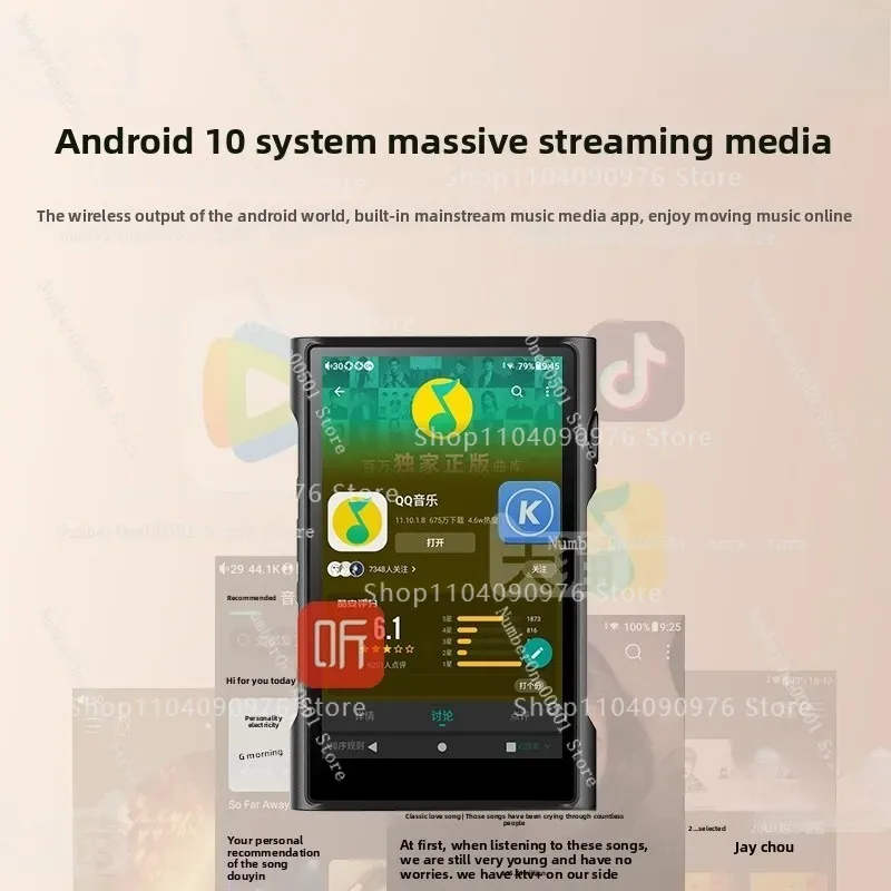 مشغل موسيقى HiFi بدون فقدان M3U - مشغل MP3 محمول بلوتوث يعمل بنظام Android لعشاق الصوت