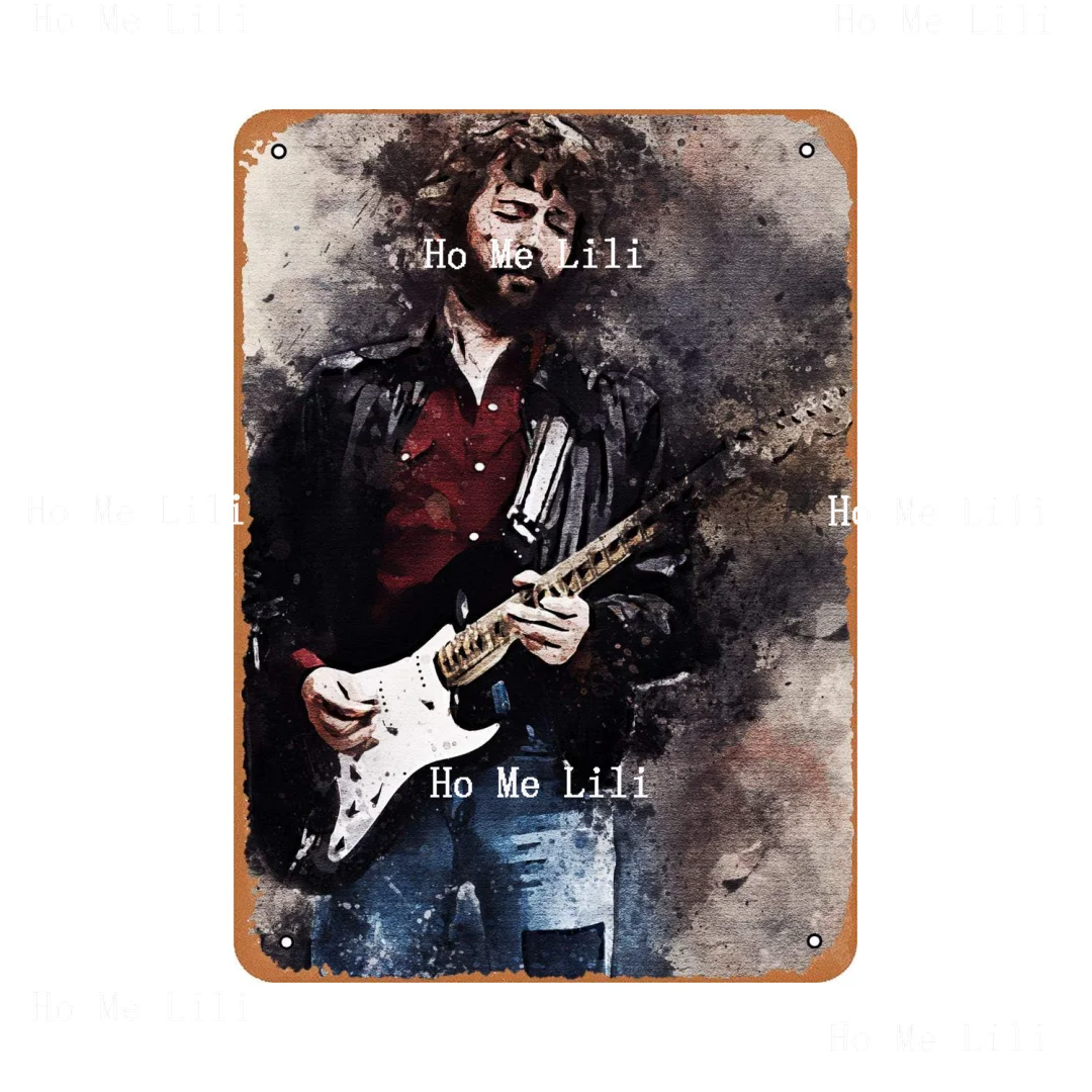 Eric Clapton Plaque Poster Metal Tin Sign Vintage Wall Decor