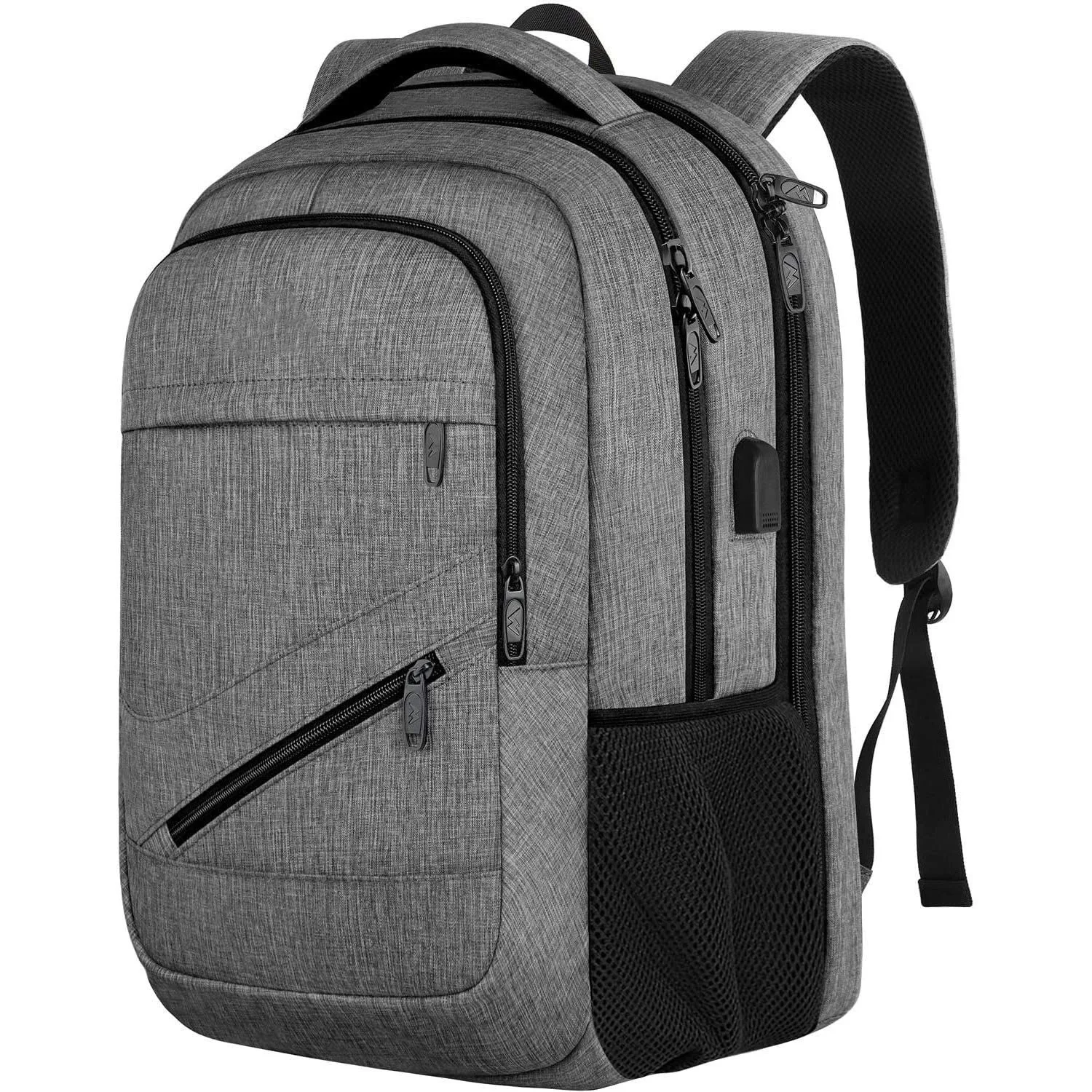 Men\'s laptop backpack Leisure Travel bag Computer Large capacity multi-function USB backpack Business out-of-home sports bag