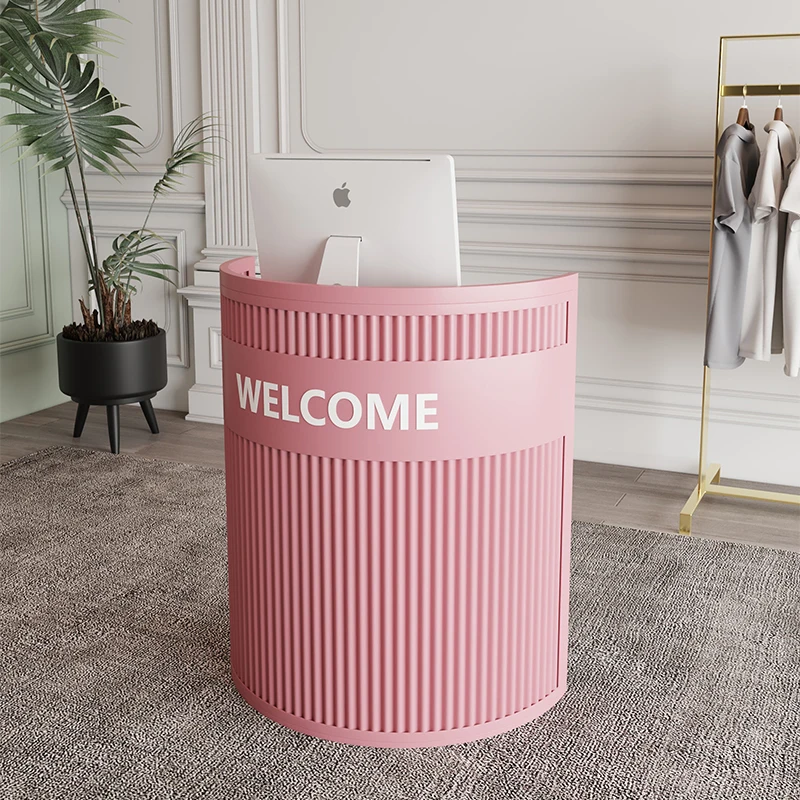 

Luxury Counter Desk Reception Beauty Salon Business Modern Arc Professional Aesthetics Hairdressing Supermarket Home Counter