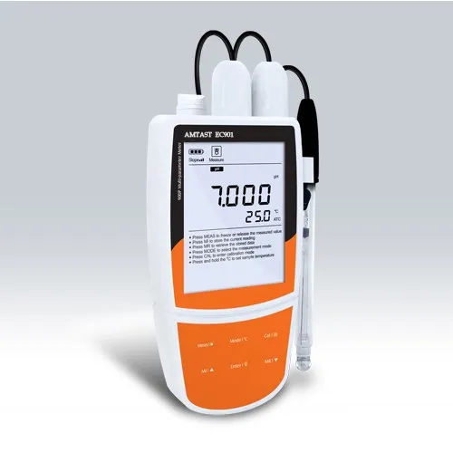 TLF 10 1 المهنية PH/mV الموصلية/TDS/DO متر (EC910) التلقائي جودة المياه مقياس الملوحة البلاستيك OEM