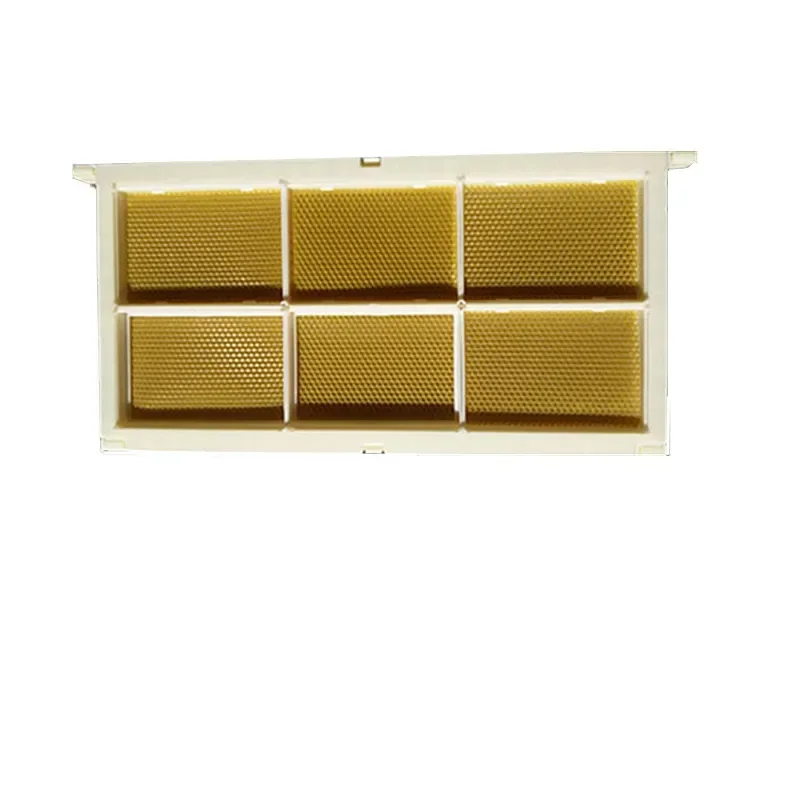 

%a Nest Honey Box Frame Plastic Grid Box Bee Yi Honeycomb Honey Full Package Bee 500G Transparent Box