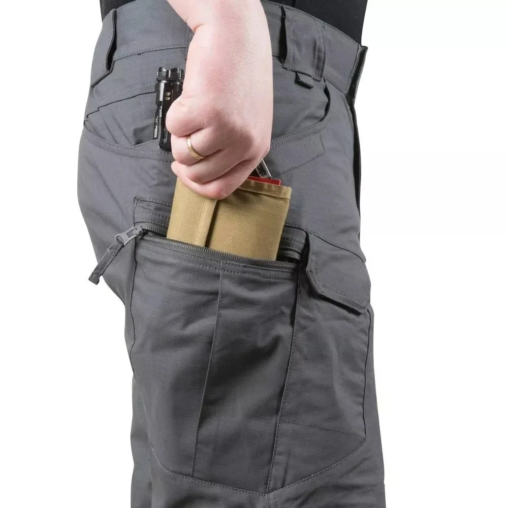 3-2-1Pcs Multi-Pocket Trekking Shorts Tactical Men Cargo Pants Summer Thin Quick Dry Pants Breathable Waterproof Workout Shorts