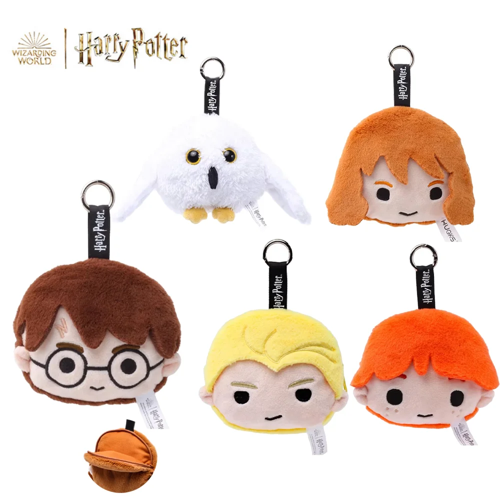 

Натуральная Гарри Поттер, плюшевые подвесные кошельки, милые Рон Гермионы Малфой Хедвига, мультяшная сумка, украшения, кошелек Cion, подарки для девочек