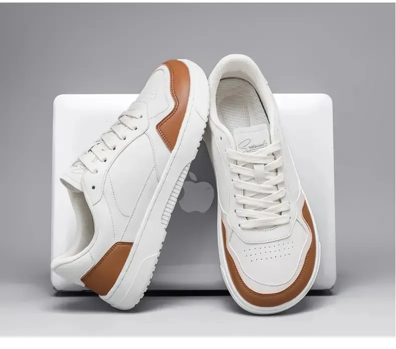 

Новые мужские повседневные туфли на весну и осень, широкие туфли, туфли для досок, туфли с широким носком, кроссовки из суперволокна и расширенных ног.