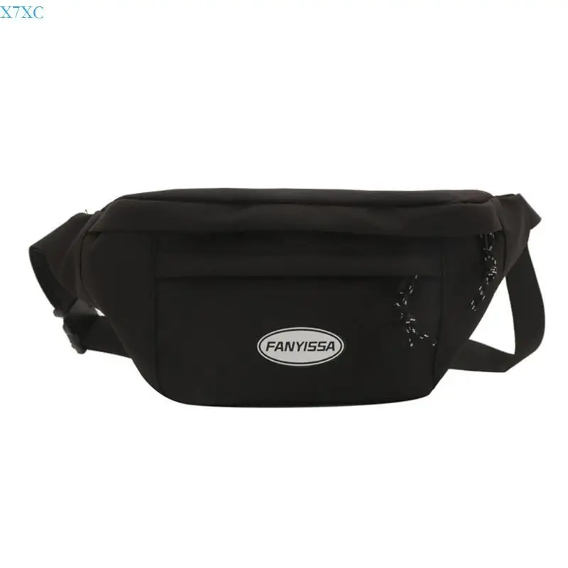 

X7XC Practical Waist Pack Crossbody Bag for Hiking and Shopping Nylon Shoulder Purse