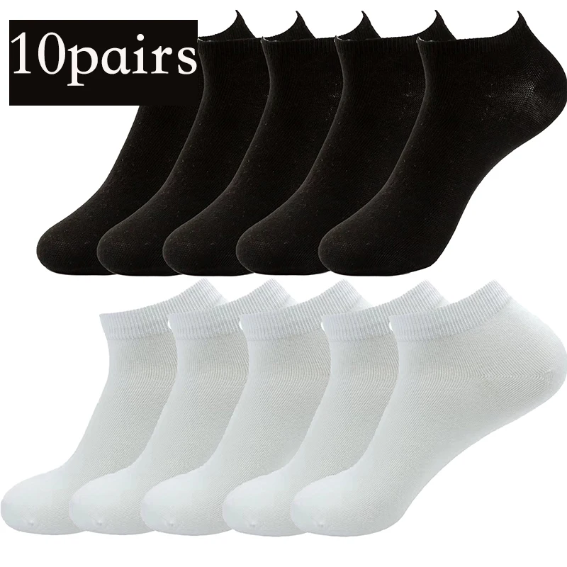 

Dropshipping 5/10 Pairs Lot Pack Women Socks Solid Classic Business Breathable Sports Socks Comfortable Ankle Boat Socks Cotton