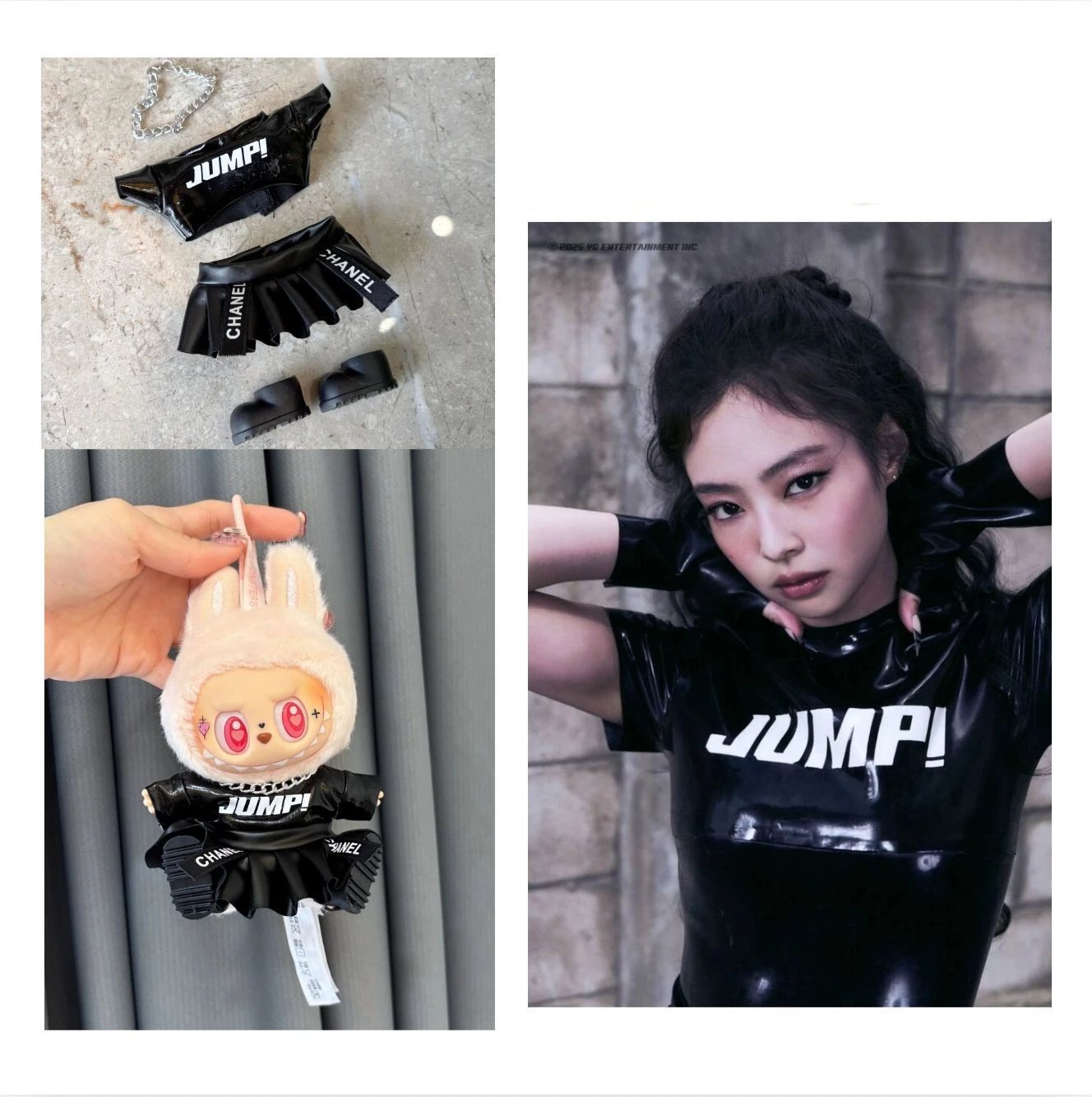 

Одежда для Labubu, аксессуары для одежды 17 см, корейская группа девушек, Labubu Idol V1 V2 V3, одежда, крутая модная одежда