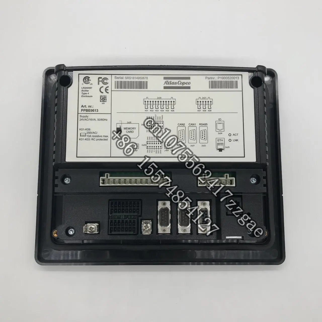 Electronic Air Control Oil Temperature Module For Atlas Copco Electronikon 1900520013 1092733080