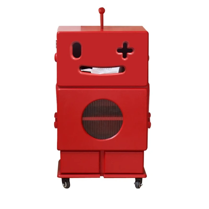 

Bedside table creative robot storage locker sofa side multi-functional display cabinet decorative cabinet