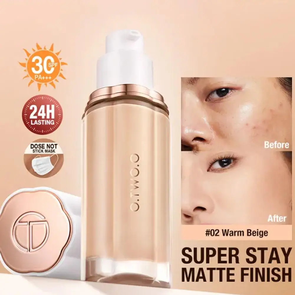 Makeup Base Face Liquid Foundation BB Cream Concealer Oil-control Whitening Makeup Maquiagem Moisturizer Waterproof I3J1