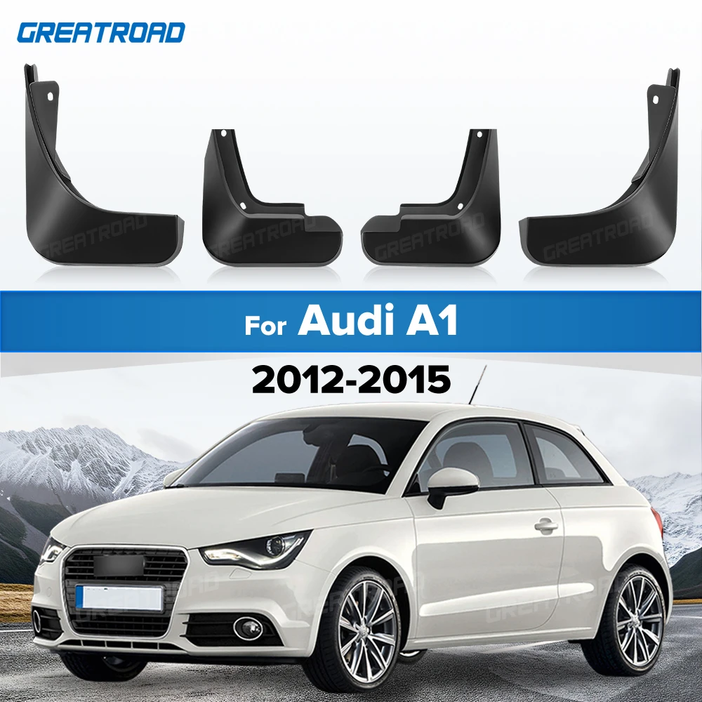 For Audi A1 2012 2013 2014 2015 Fender Mudflaps Splash Guards Mudguards Mud Flaps car Accessories
