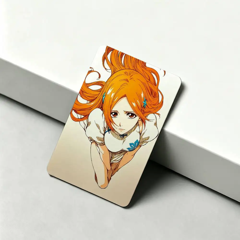 Inoue O-Orihime B-BLEACH  1Set 4Pcs Waterproof Card Skin Stickers for Credit Bus IC Cards view 4