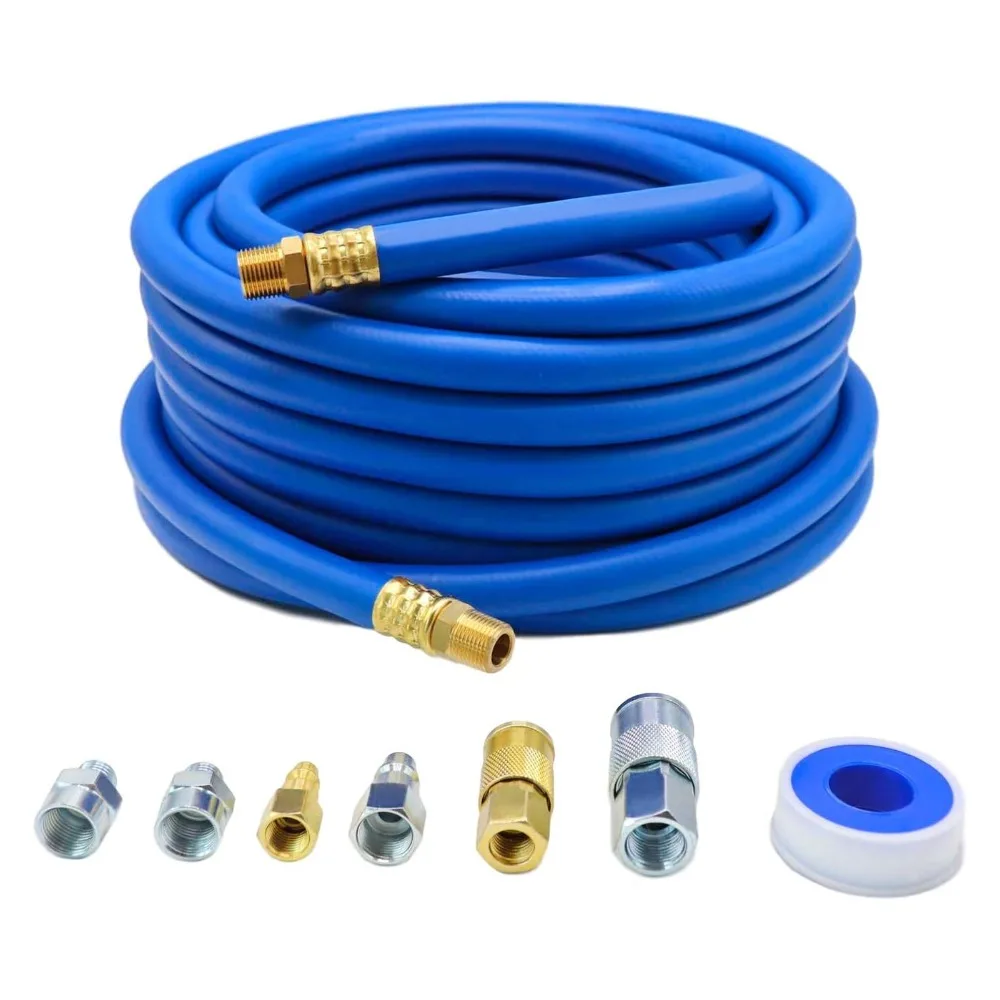 5pcs 1/2in NPT Industrial Air Connect Fitting 300PSI Aluminum Alloy Air Hose Quick Connect Fittings Pneumatic Tool Adapter