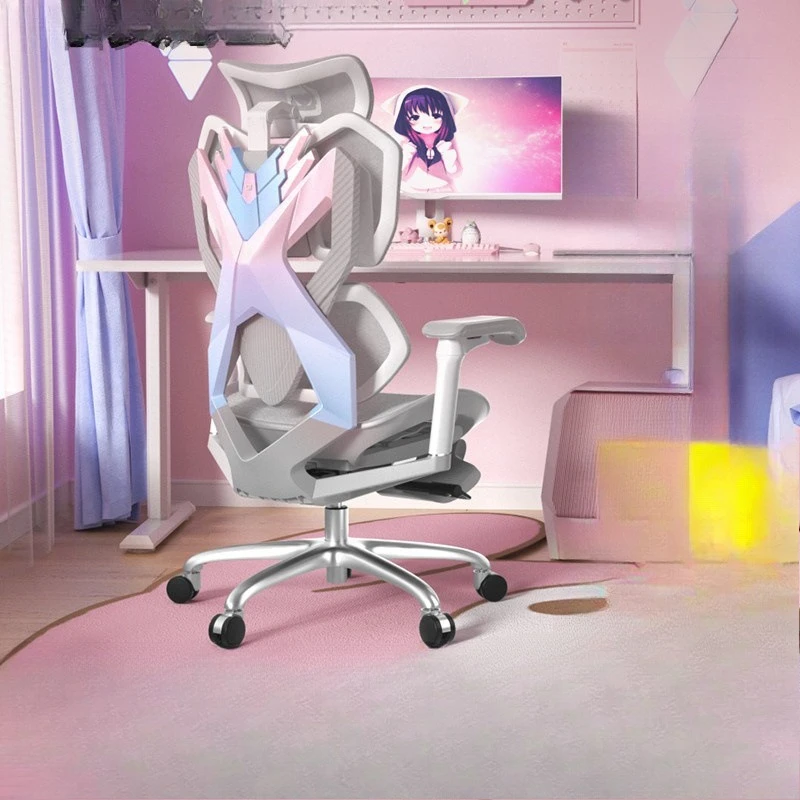 

Unicorn pink girl ergonomic e-sports chair home computer chair office game chair
