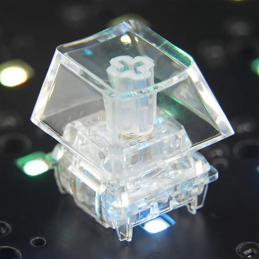 Transparent Keycaps PC Height R4 White Black 9.7mm Mechanical Keyboard Personalized Transparent Wholesale