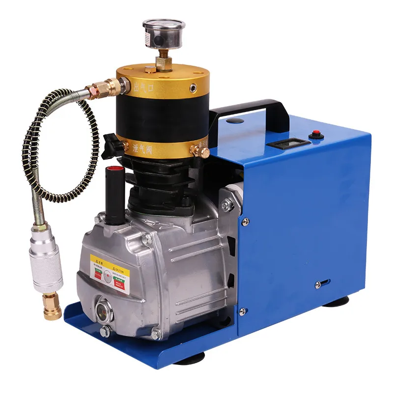 Water cooled high pressure air pump 40mpa single cylinder electric pump