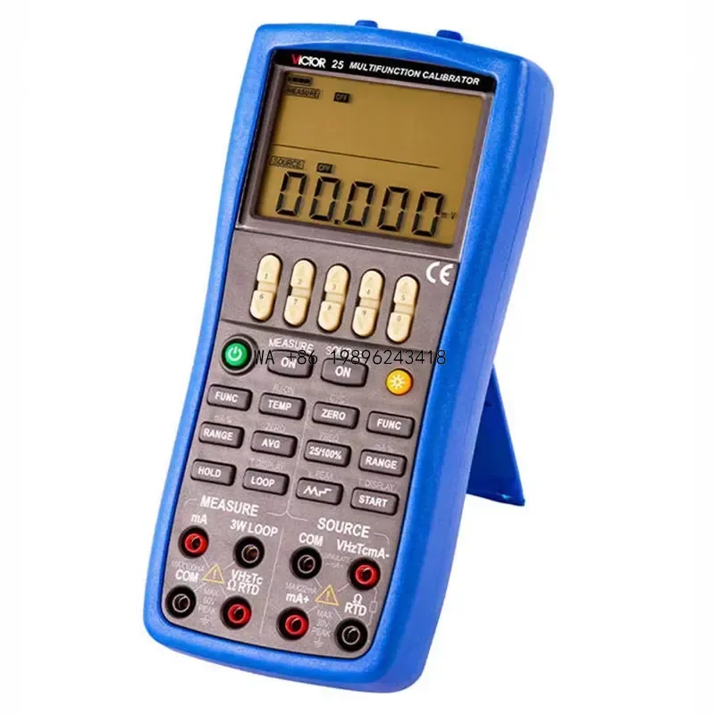 Wmwmnu for VICTOR 25 Multifunction Process Calibrator Two Independent Channels For Input And Output