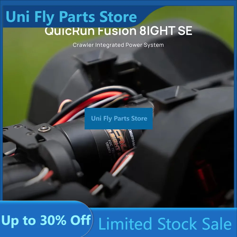 UniFly HobbyWing QuicRun Fusion 8IGHT SE All-in-one Motor A Voltage Of 60A 1800KV For 1/8 RC Car RC Climbing Vehicles