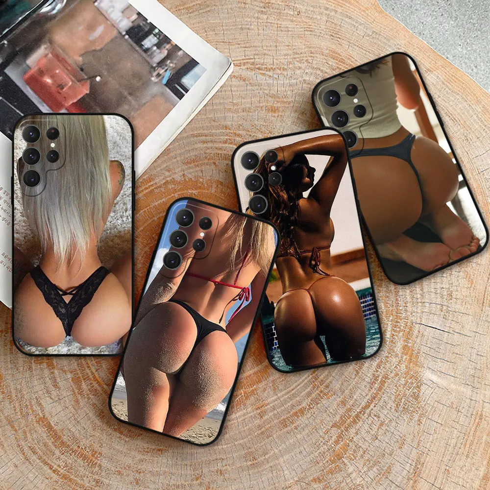 

Sexy AHot Ass Bikini Girl lady Phone Case For Samsung Galaxy S24 Case S22 S21 S20 S23 Ultra Fe S10 S25 S9 S8 S24 Plus 5G Cover