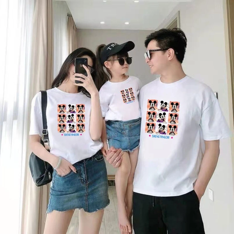 

Disney 2025 Summer Family Matching T-Shirts: Trendy Mother-Daughter & Whole Family Outfits for Viral Street Style