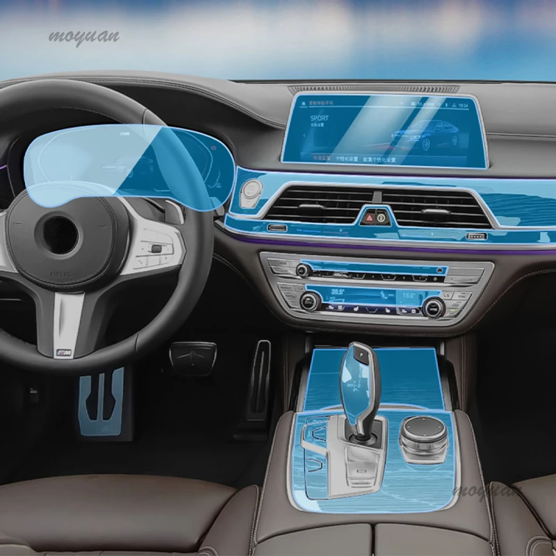 

Прозрачная пленка из ТПУ для BMW 7 серии 730 740 750 F01 F02 2017-2022 Φ центральная консоль