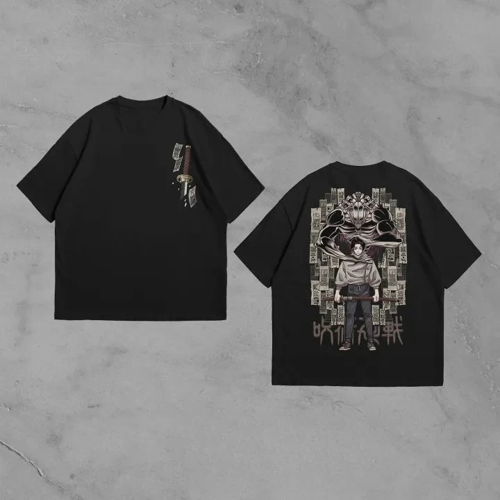 2026 Summer Jujutsu Kaisen Anime Yuta Okkotsu Printed Loose Short-sleeved Pure Cotton Children's T-shirt Unisex Casual Loose Y2k