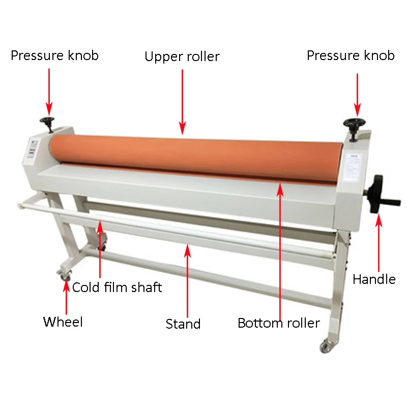 SG-TS1600 Hot Selling Papier Karton Koude Lamineermachine 1580mm Koude Handmatige Laminator Met Standaard