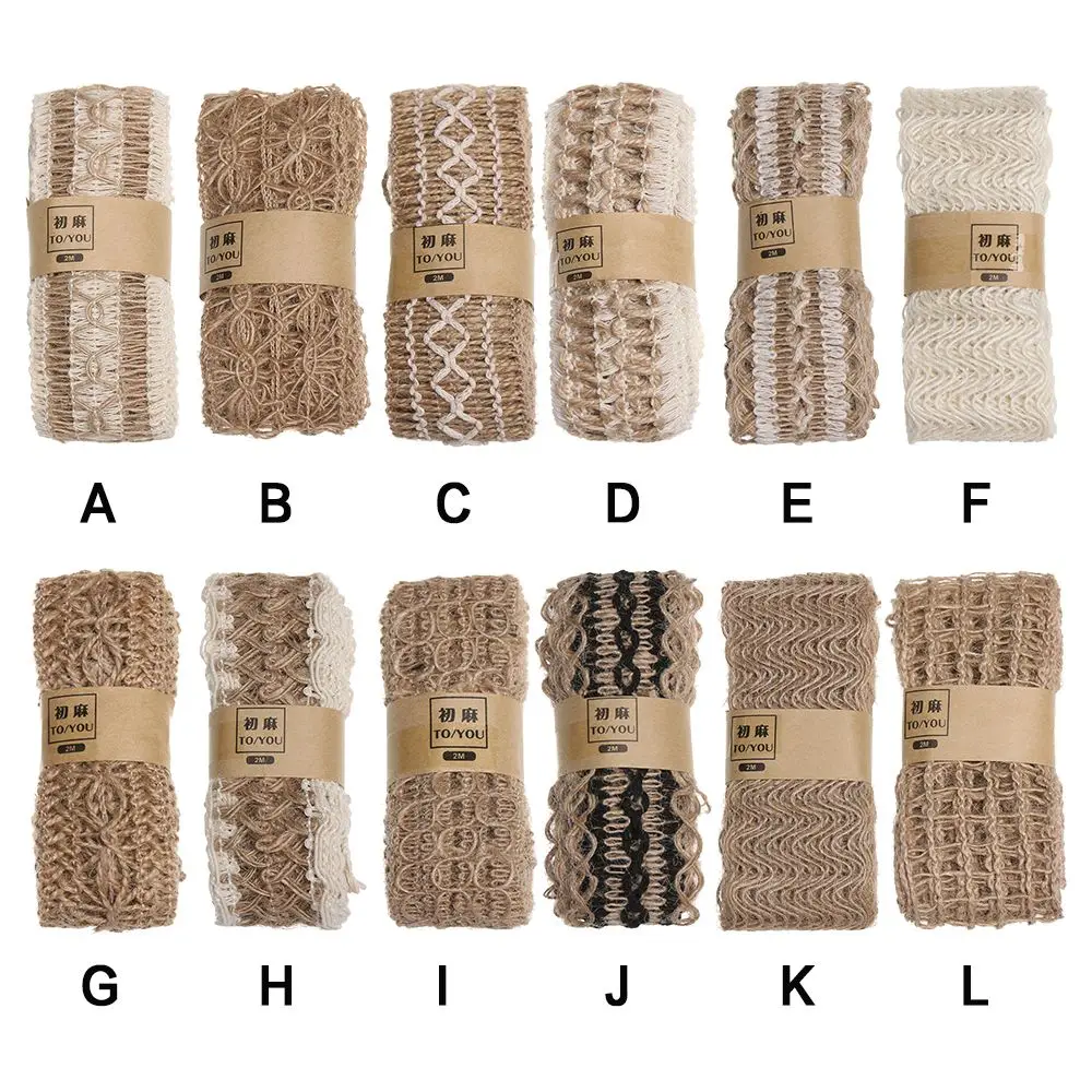 2M Mode Bruiloft Decoratie Feestartikelen Henneptouw String Natuurlijke Jute Hessische Jute Geschenkverpakking