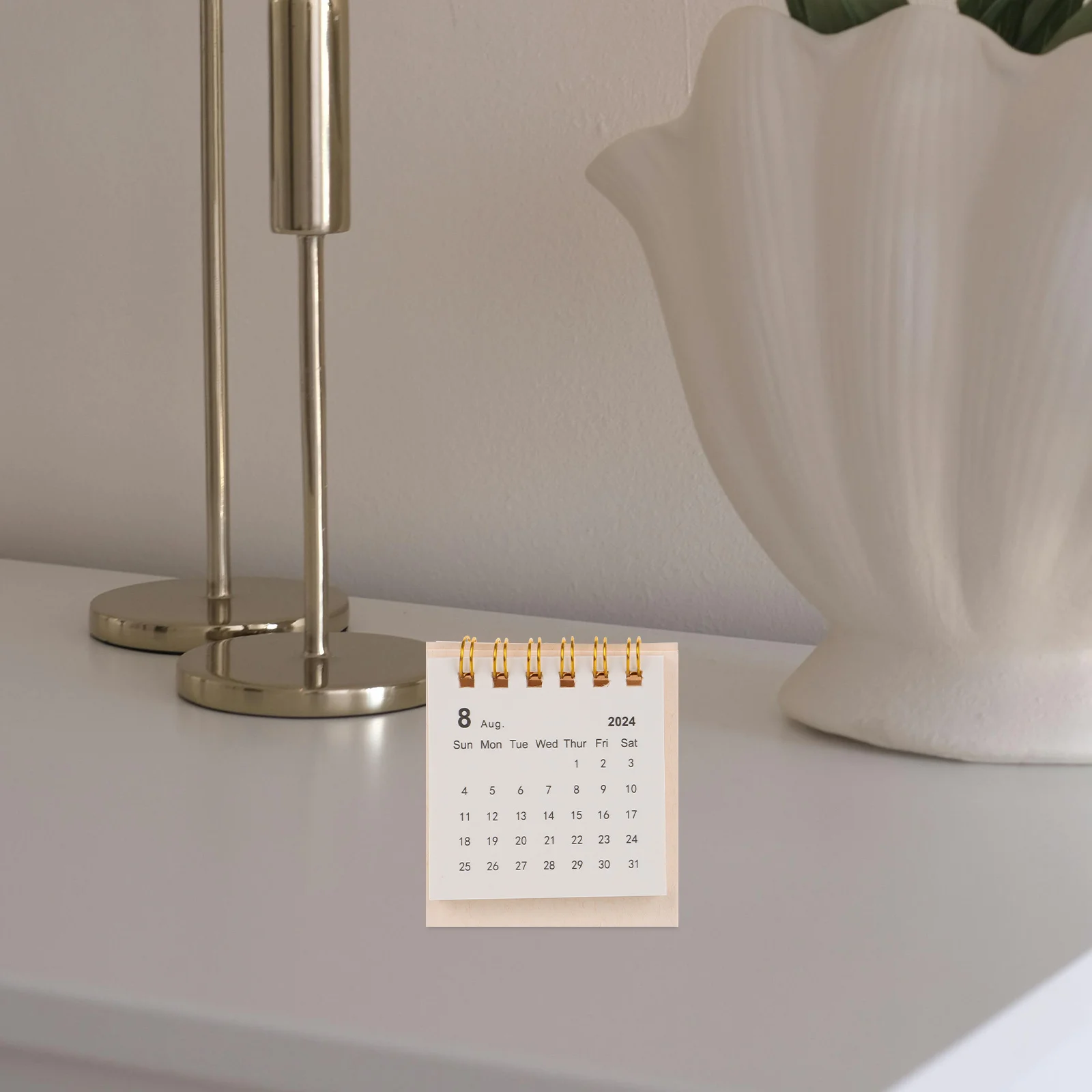 Petit calendrier de bureau sur pied, calendrier de poche, table en papier rabattable, bureau mensuel pendant la journée