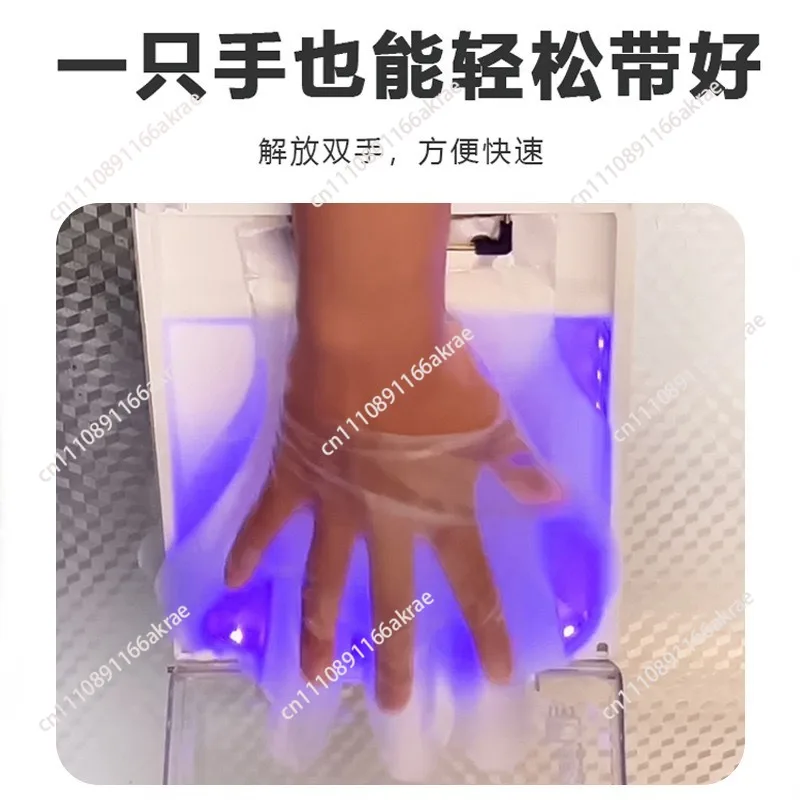 for New intelligent automatic glove wearing machine household kitchen restaurant hanging portable disposable glove wearing view 3