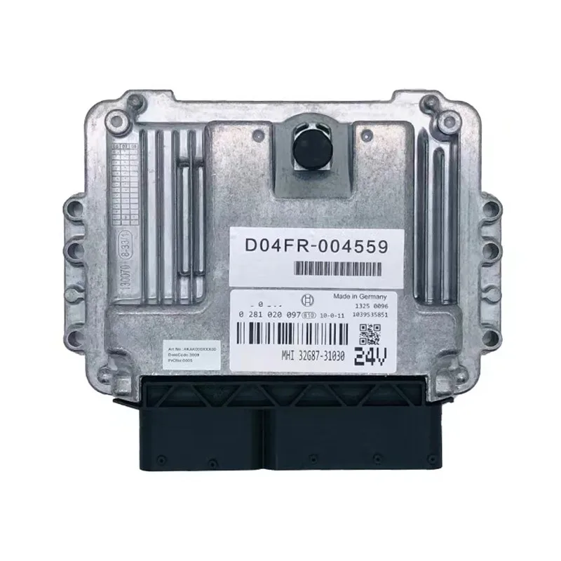 Genuine original Kobelco SK130-8 SK140-8 excavator engine ECU controller with Program 24V D04FR-004559 0281020097 32G87-31030.