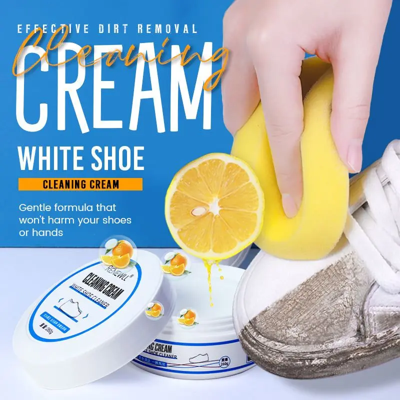 White Shoe Cleaning Cream Multi-functional Cleaning, Brightening, Whitening And Yellowing Maintenance Of sports Shoes Dropship