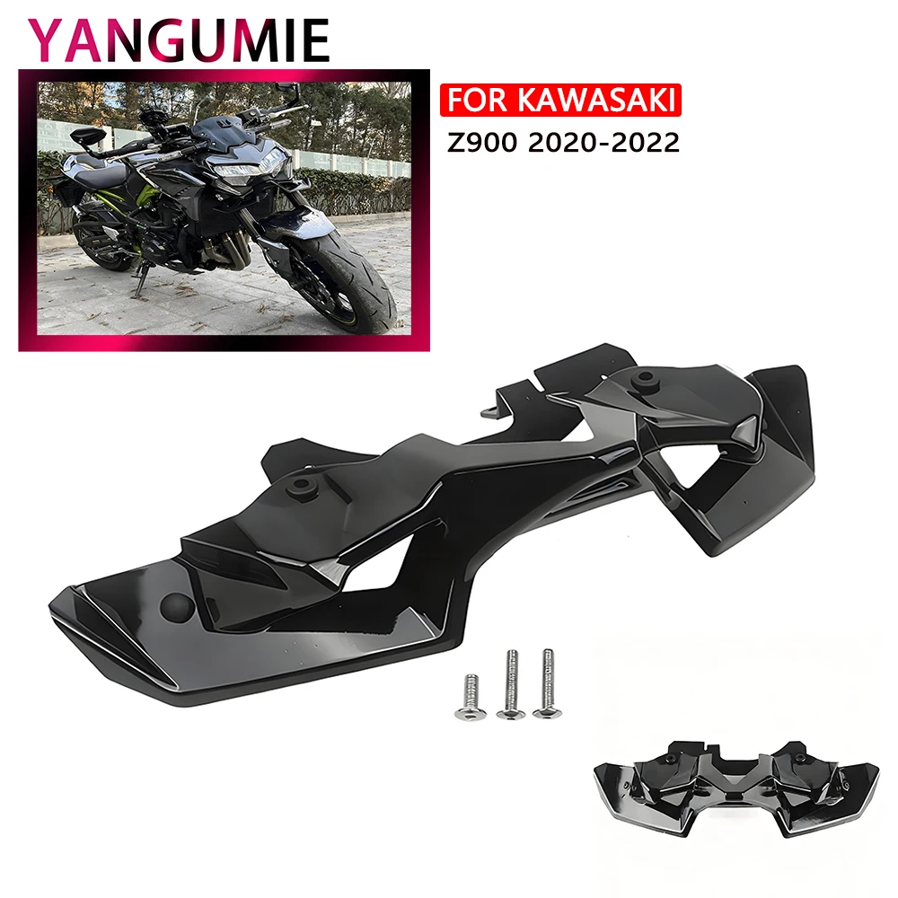 

Аксессуары для мотоциклов Kawasaki Z900 2020-2022, аэродинамический комплект переднего обтекателя голого велосипеда, передний спойлер, нижнее крыло для губ