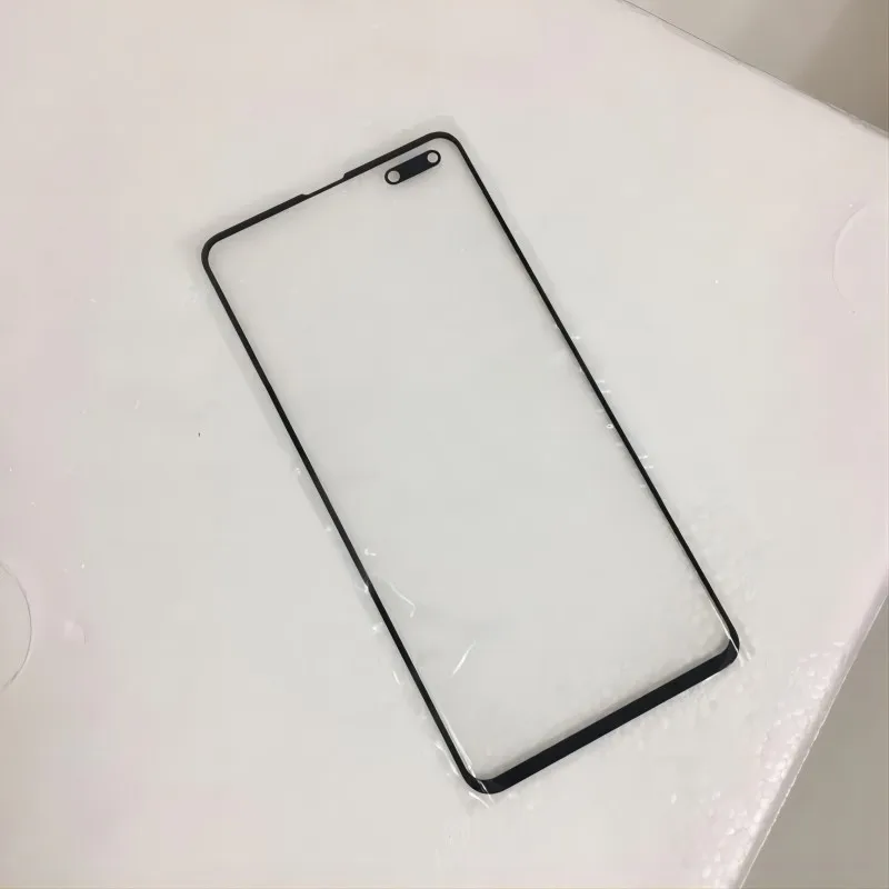 Outer Screen For Samsung Galaxy S10 G973 / S10 Plus G975 / S10 5G G977 Touch Panel LCD Display Front Glass Repair Parts + OCA