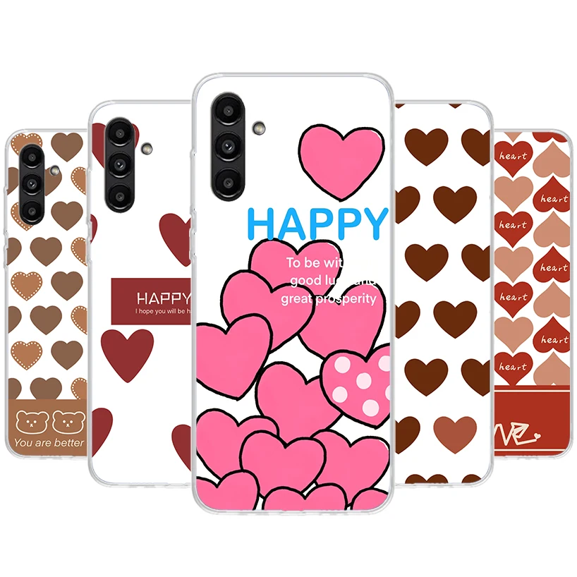 Love Heath Phone Case For Samsung Galaxy A55 A54 A53 A52 A15 A14 A13 A12 A35 A34 A33 A32 A25 A24 A23 A22 A05S A04S A03S