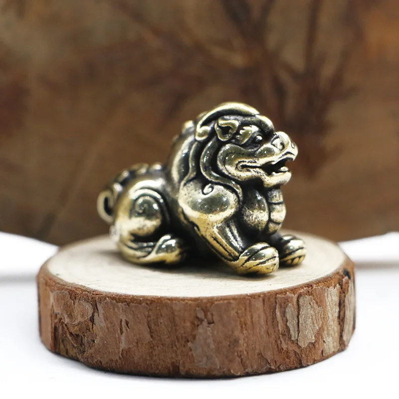 1/2pcs Brass Keychain Kirin Pixiu Keychain Pendant Pendant Jewelry