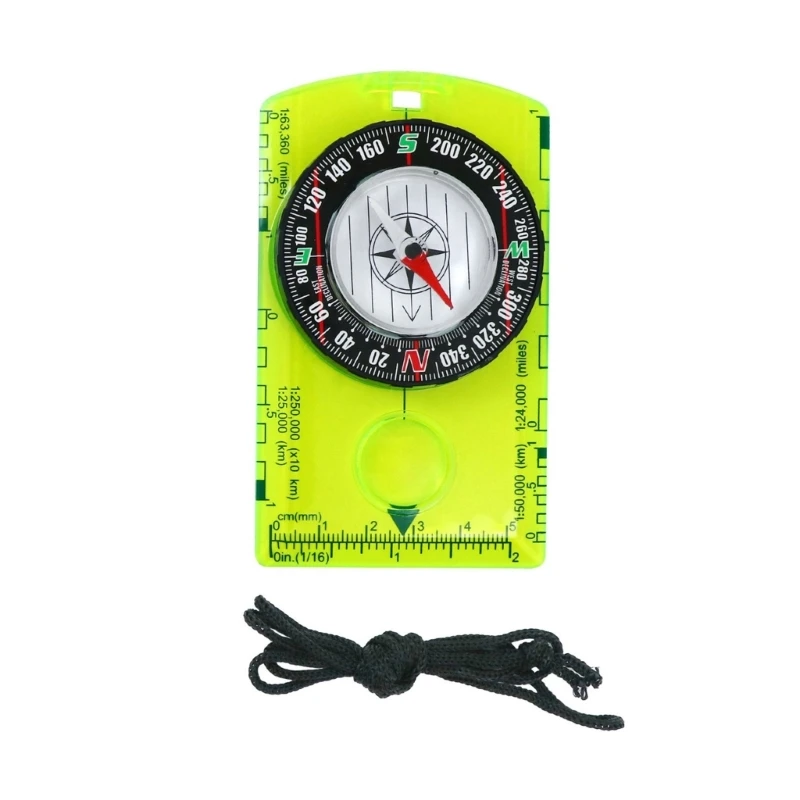 

Orienteering Compasses Survival Navigation Compasses Camping Multifunctional Compasses Ruler for Map Reading Backpacking