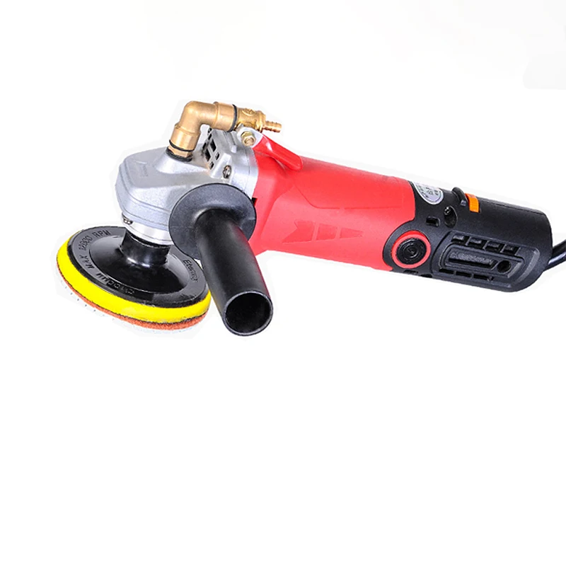 1400w Electric Polisher Marble Granite Wet Stone Polishing Machine Grinder Hand Grinder Water Grinder Polishing Pad Power Tool