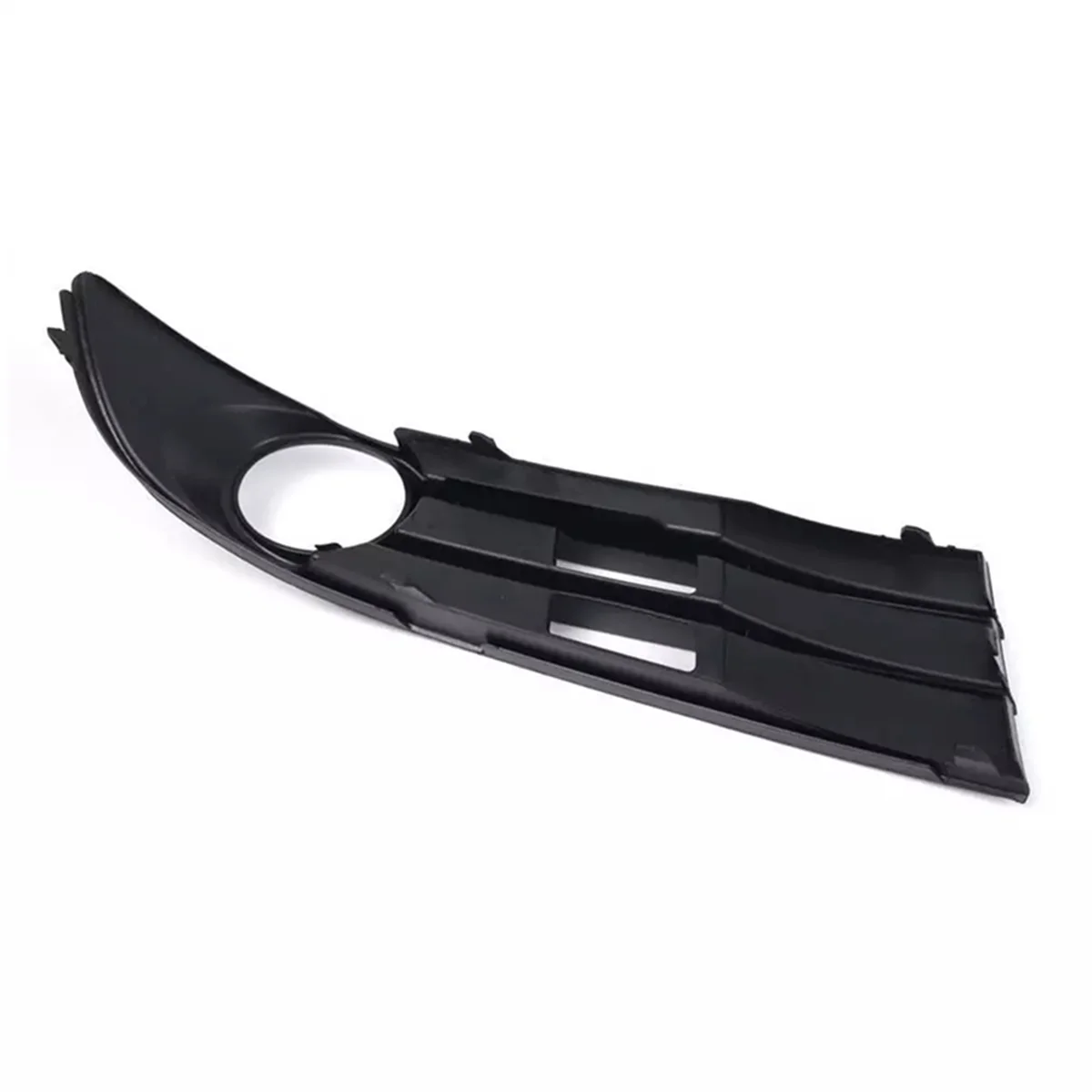 

2PCS Front Bumper Fog Light Grille Cover with Hole 1T0853665F 1T0853666F for VW Touran 2007-2010 Pair -A74F