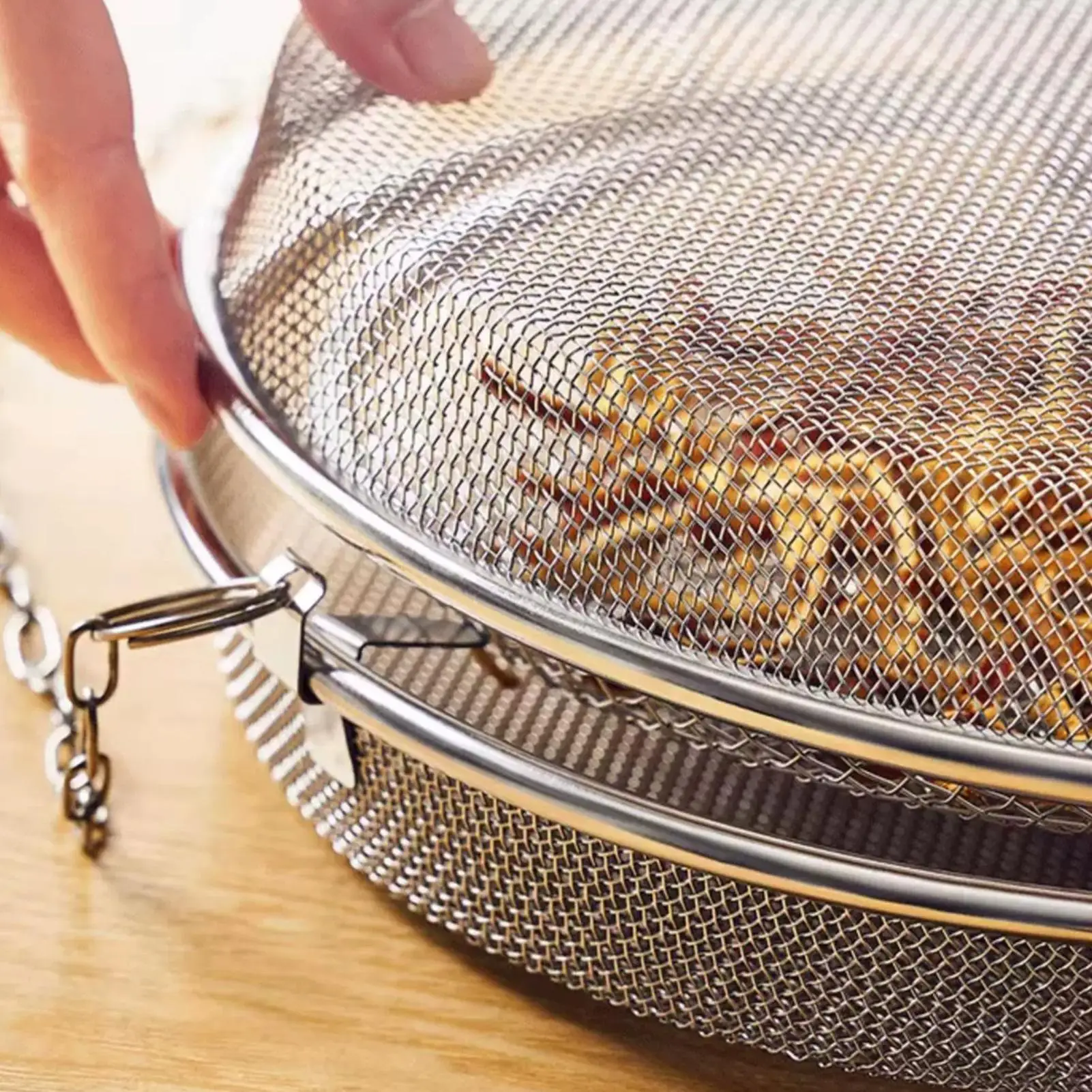 Dry Rack Hanging Basket Drying Net Anti-mosquito Drying Mesh Dried Fish Production Screen For Home Kitchen Patio Camping view 5