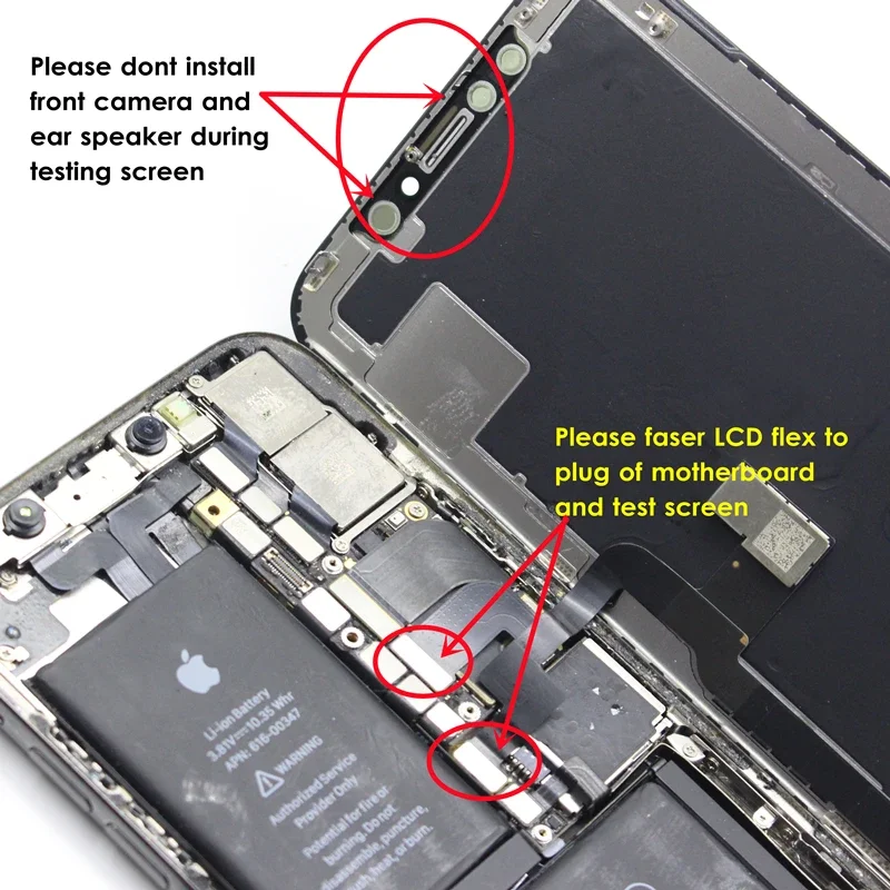 AAA+++ Screen For iPhone X XR XS 11 12 13 14 Pro Max LCD Display Digitizer Touch Screen Assembly Replacement IC transplanted