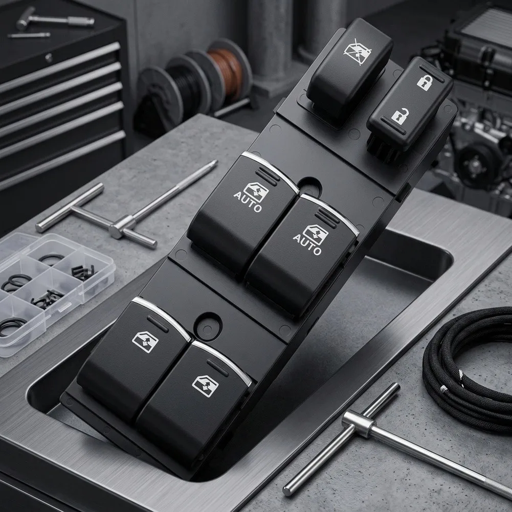 OEM Style Window Switch for For Forester 2012-2019 For Legacy For Outback Left Hand Drive 83071-AL56C Direct Replacement